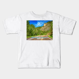 Spearfish Canyon Scenic Byway Kids T-Shirt